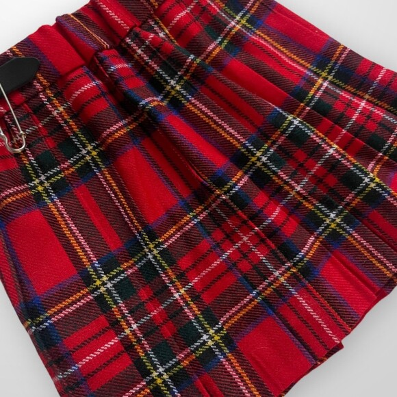 Authentic Girl’s Wool Plaid Scottish Tartan Kilt Size 2 - Picture 8 of 8